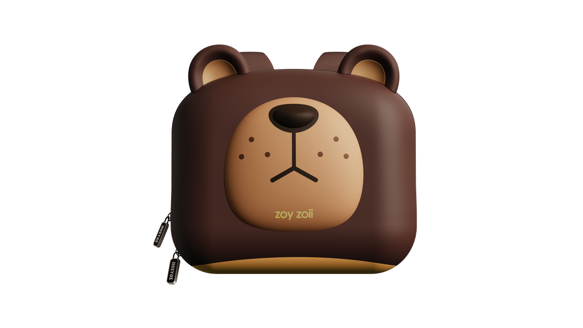 ZOYZOII Forest Serisi Cute Big Brown Sırt Çantası / Bear