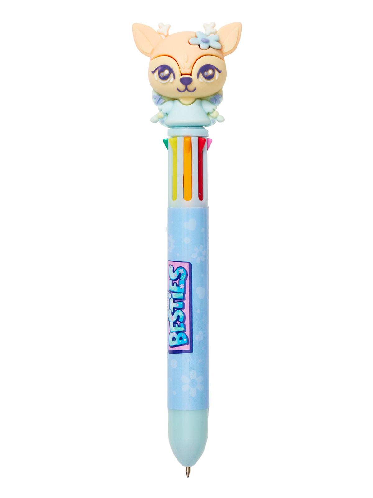 9332934364578 Smiggle - Besties 8 Renkli Gökkuşağı Tükenmez Kalemi