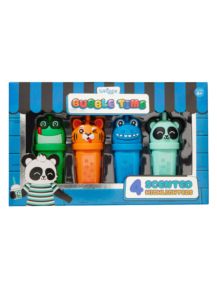 9332934390010 Smiggle - Bubble Time Fosforlu Highlighter 4lü Kalem Seti