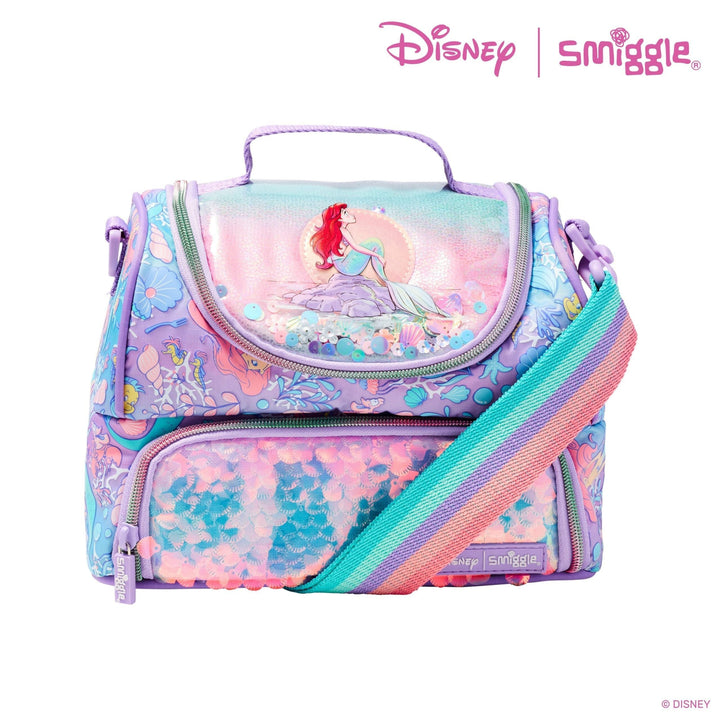 9332934321762 Smiggle - Disney Princess Askılı Çift Katlı Beslenme Çantası