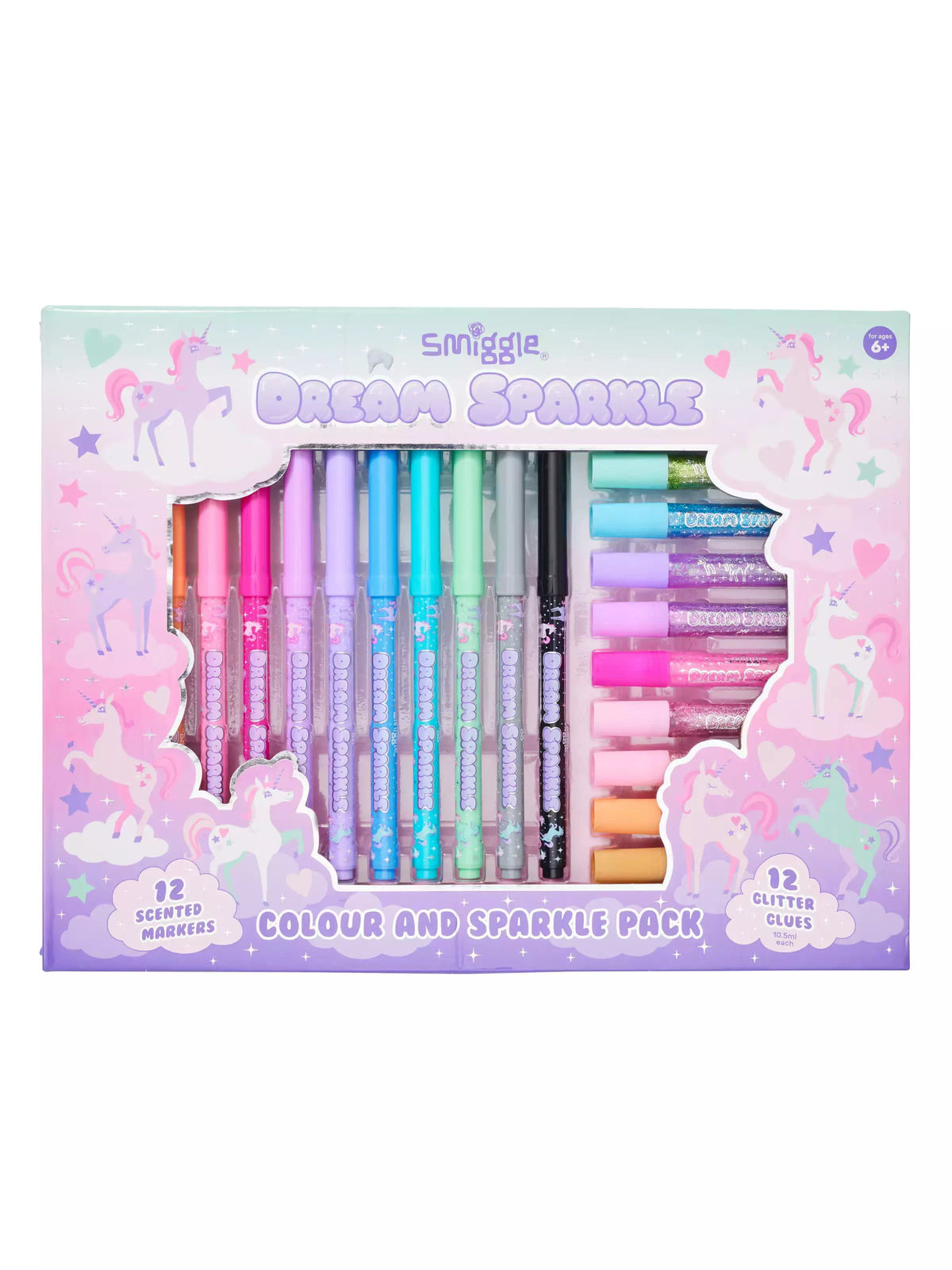 9332934380141 Smiggle - Dream Sparkle Renkler ve Parıltılar Kırtasiye Seti