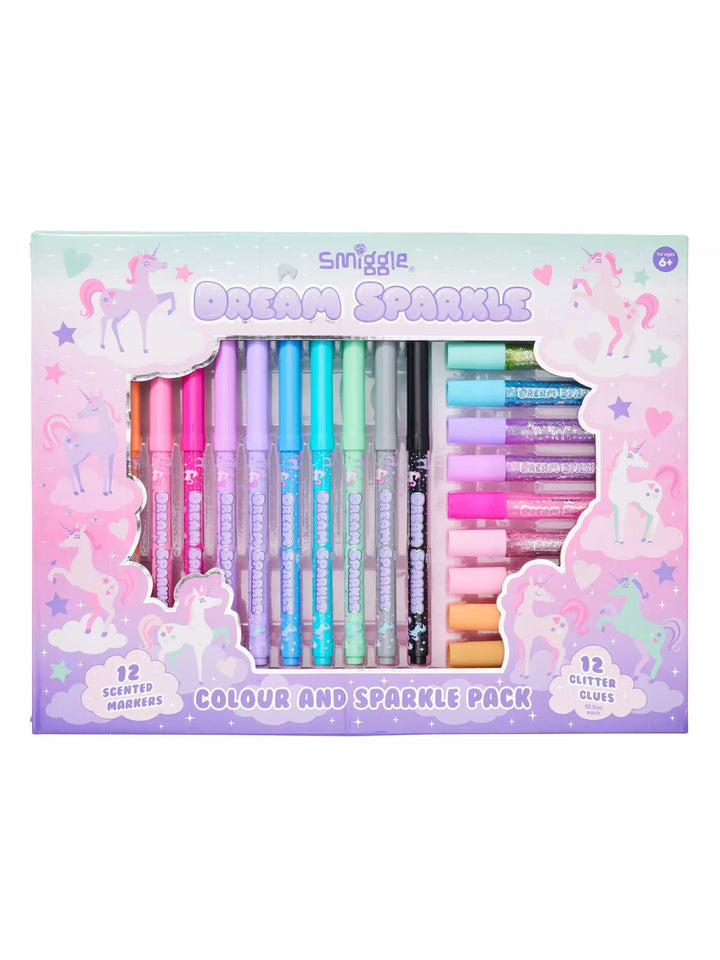 9332934380141 Smiggle - Dream Sparkle Renkler ve Parıltılar Kırtasiye Seti