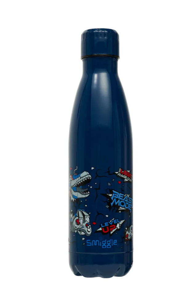9332934375925 Smiggle - Fly High Kapaklı Çelik 500ML Matara