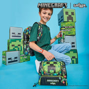 9332934353299 Smiggle - Minecraft Çift Katlı Askılı Beslenme Çantası
