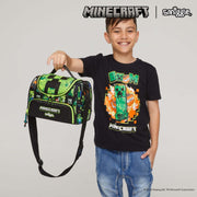 9332934353299 Smiggle - Minecraft Çift Katlı Askılı Beslenme Çantası
