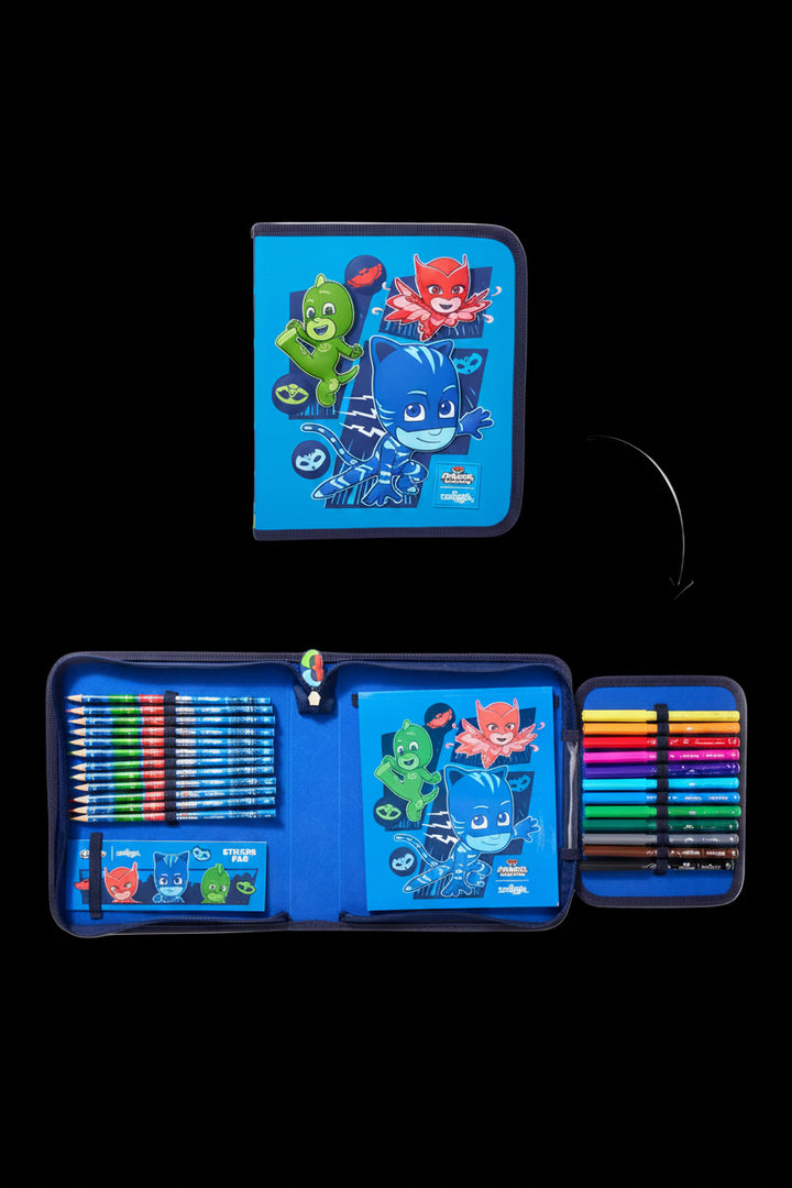 9332934386259 Smiggle - PJ Mask Kırtasiye Seti ve Kalem Kutusu