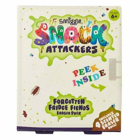 9332934338258 Smiggle - Snack Attackers 4lü Silgi Paketi