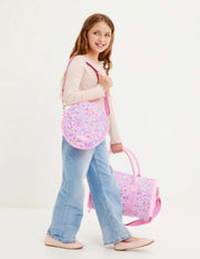 9332934398054 Smiggle - Super Charge 2 si 1 arada Pembe Omuz ve Spor Çantası
